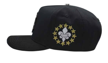 ZU-CAP-FT190 - Black Bad Bear money snapback cap - front view