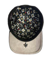 ZU-CAP-FT190 - Black Bad Bear money snapback cap - front view