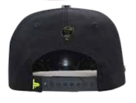 ZU-CAP-FT198 - Black Money Talks Wealth Whispers snapback cap - front view